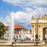 Brandenburger Tor am Luisenplatz in Potsdam,