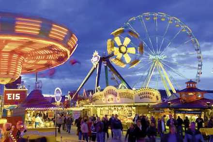 Bremer Freimarkt und Osterwiese: Schausteller können sich ab sofort online für einen Stand bewerben.