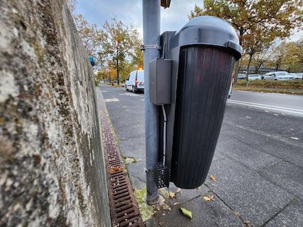 Einer der vier Sensoren