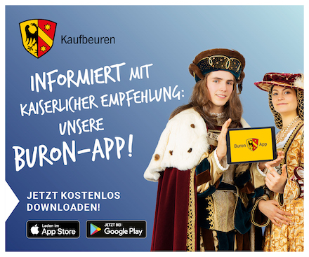 Über die Buron-App der Stadt Kaufbeuren kann jetzt auch auf städtische Geodaten zugegriffen werden.