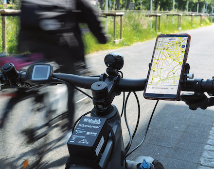 In Osnabrück sollen via Infrasense-Sensor Daten zum Zustand von Radwegen gesammelt werden.