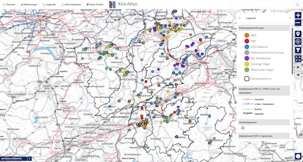 Ennepe-Ruhr-Kreis: Neuer interaktiver Atlas soll für mehr Durchblick bei der Kitasuche sorgen.