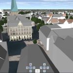 Das Geoportal Bocholt-Maps enthält auch ein 3D-Stadtmodell.