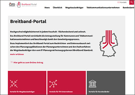 Im Saarland beginnt der Roll-out des Breitbandportals