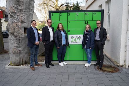 Brilon: Neue Abholstation für Dokumente und Ausleihen.