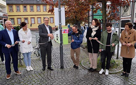 Das Team hinter der Aschaffenburger Partizipationsplattform – hier bei einem anderen Anlass