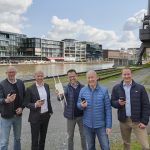 Start des WLAN-Projekts am Stadthafen Münster