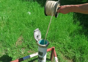 Grundwasserstandsmessung in Hannover. Die Ergebnisse aktueller Messungen können auf einer Online-Karte eingesehen werden.