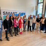 Die Teilnehmer des Netzwerktreffens zum Programm „Smart City Wiesbaden“ zogen eine positive Zwischenbilanz.