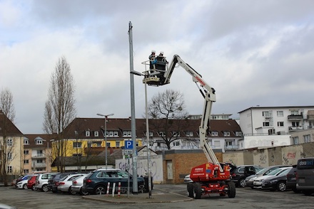 Wolfsburg: Der Parkplatz am Meckauerweg wird zum Testfeld für smartes Parken.