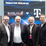 v.l:: Thilo Höllen, Leiter Breitbandkooperationen bei der Telekom; Patrick Helmes, BUGLAS-Vizepräsident und Geschäftsführer von Glasfaser Ruhr; Theo Weirich, BUGLAS Präsident; Wolfgang Metze, Geschäftsführer Privatkunden Telekom Deutschland.