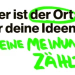 Schriftzug zum 8. Stuttgarter Bürgerhaushalt