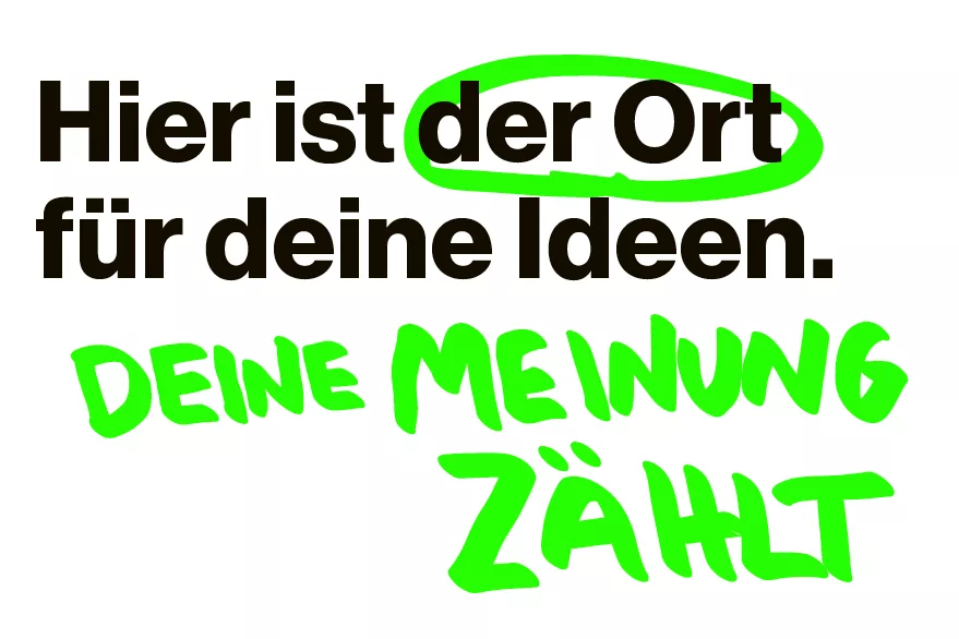 Schriftzug zum 8. Stuttgarter Bürgerhaushalt