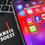 Symbolfoto Social Media Kanäle Kreis Soest