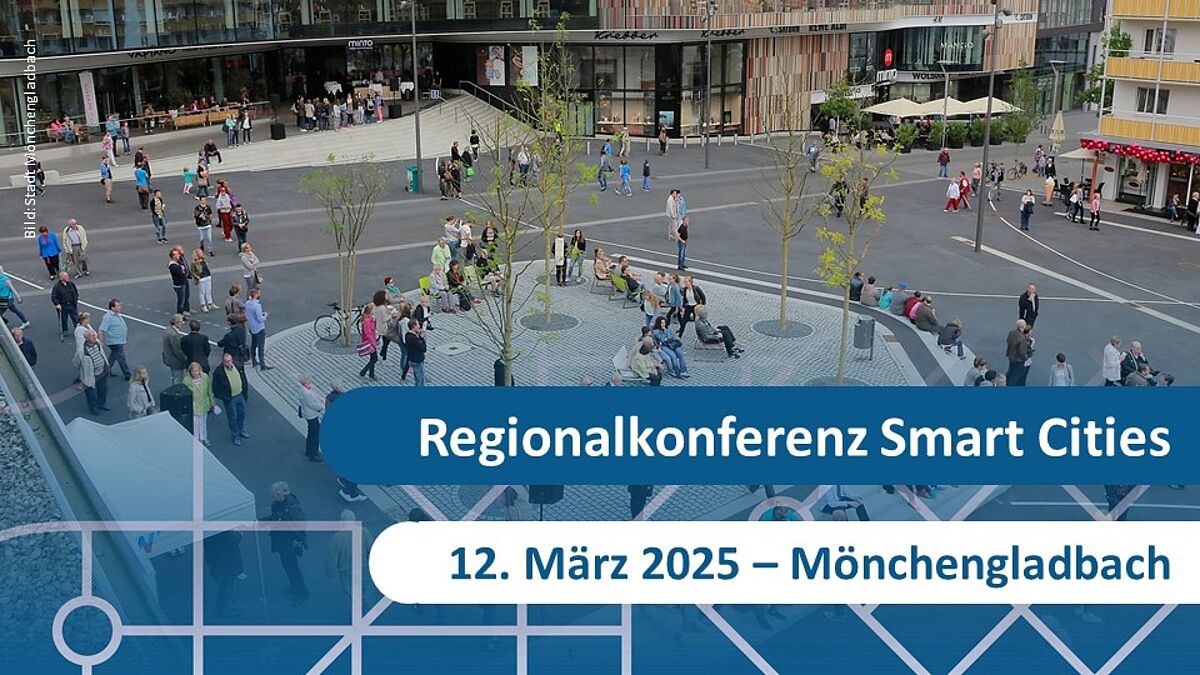 Flyer für die Regionalkonferenz Smart Cities 2025