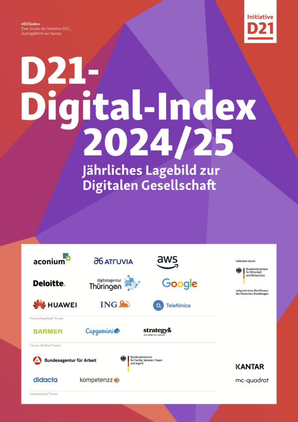 Cover des D21 Digital-Index 2024/25