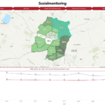 Screenshot der Sozialmonitoring-Datenplattform aus Oldenburg.